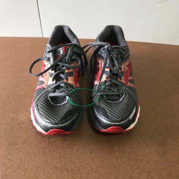 Brooks Adrenaline GTS 17 Men's Size 10 Orange Silver Black Running Shoes 225712 - Picture 1 of 8